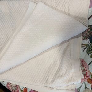 Martha Stewart Collection Quilted Knit Blanket Taupe Diamond